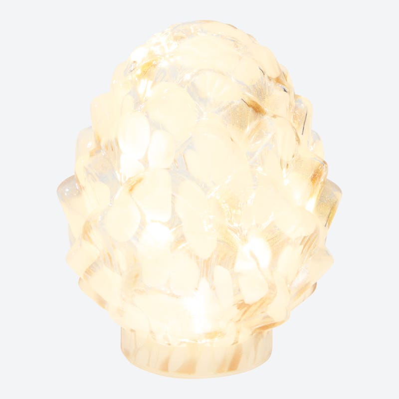 NKD 5227406 LED-Tannenzapfen Glas – Bild 3