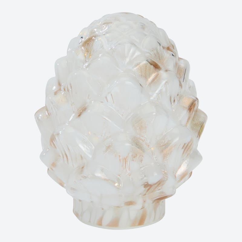 NKD 5227406 LED-Tannenzapfen Glas – Bild 4