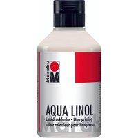Marabu Aqua-Linoldruckfarbe, weiß, 250 ml – Bild 2