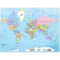 DURABLE Schreibunterlage, Weltkarte, 500 x 380 mm, PP – Bild 2