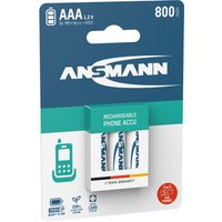 ANSMANN maxE NiMH Akku, Micro AAA, 800 mAh, 3er Blister