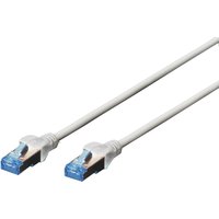 DIGITUS Patchkabel Kat. 5e, SF/UTP, 0,5 m, blau