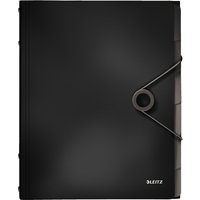 LEITZ Ordnungsmappe Solid, DIN A4, PP, 6 Fächer, schwarz – Bild 2