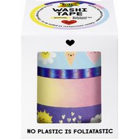 folia Deko-Klebeband Washi-Tape, HOTFOIL SUNNYSIDE, 4er – Bild 2