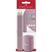 FABER-CASTELL Bleistift GRIP 2001 Set, rose, Blister – Bild 2