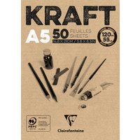 Clairefontaine Zeichenpapierblock, KRAFT, DIN A3, 120 g/qm – Bild 2