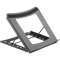 DIGITUS Mobiler Notebook-Ständer, aus Stahl, schwarz