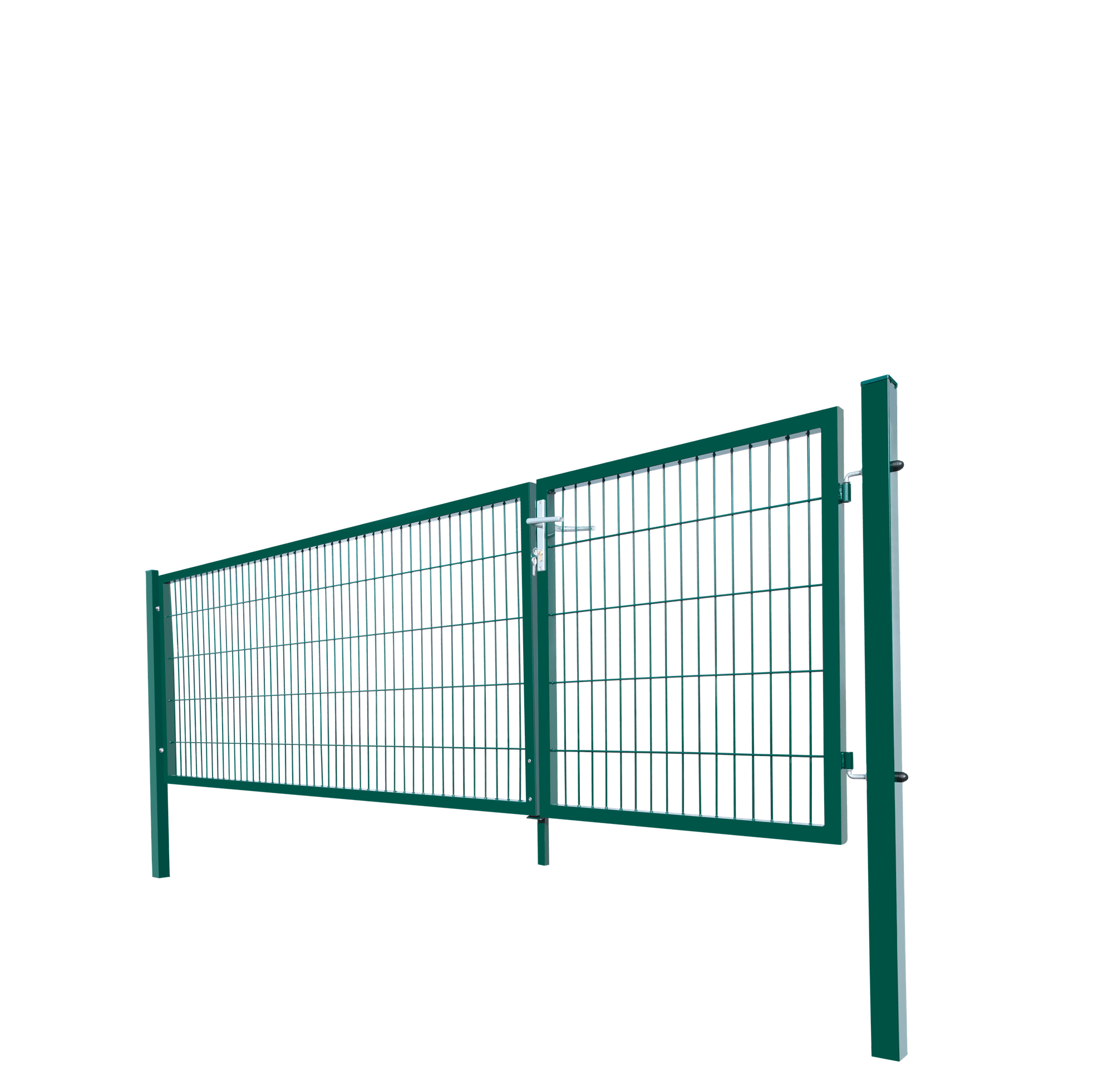 Doppelflügel Gartentor ADITUS - 180 x 350 cm Grün – Bild 3
