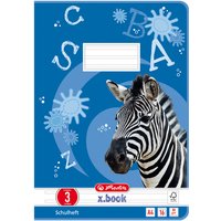 herlitz Schulheft x.book, DIN A4, Lineatur 3 / liniert