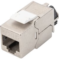 DIGITUS Keystone Modul Kat. 6A, geschirmt, grau