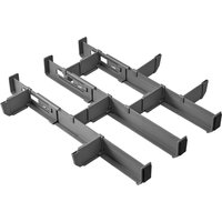 metaltex Schubladen-Organizer Multi-Fit PLUS, ABS, grau