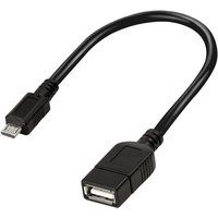 LogiLink USB Anschlusskabel, Micro USB-Stecker - USB-Kupplung