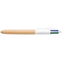 BIC Druckkugelschreiber 4 Colours Wood Style – Bild 2