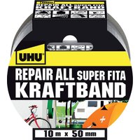 UHU Kraftband Repair all, (B)50 mm x (L)10 m, silber