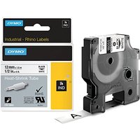 DYMO RHINO Heißschrumpfschlauch schwarz/weiß, 24 mm x 1,5 m