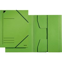 LEITZ Eckspannermappe, DIN A4, Karton 320 g/qm, grün