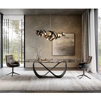 DELIFE Edge Oval Esstisch Keramik