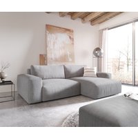 DELIFE Lanzo XL Ecksofa Grau