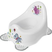 keeeper kids Babytopf, adam hippo, weiß mit Aufdruck