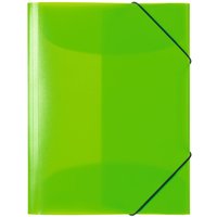 HERMA Eckspannermappe, aus PP, DIN A4, neon-grün