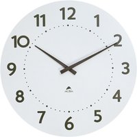 ALBA Holz-Wanduhr, HORMILENA 55, Quarzuhr, weiß – Bild 2