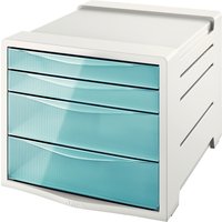 Esselte Schubladenbox Colour, Ice, 4 Schübe, blau/lichtgrau – Bild 2
