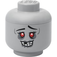 LEGO Aufbewahrungskopf STORAGE HEAD ZOMBIE, L, steingrau – Bild 2