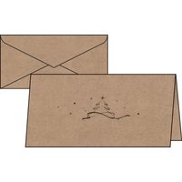 sigel Weihnachtskarte, Christmas tree, DIN lang (2/3 A4) – Bild 2