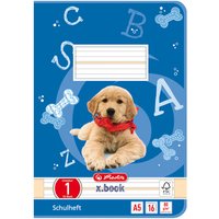 herlitz Schulheft x.book, DIN A5, Lineatur dm / liniert