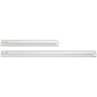 folia Metall-Lineal, aus Aluminium, 500 mm – Bild 2