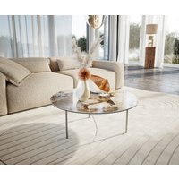DELIFE Edge Couchtisch Rund 90x90 cm
