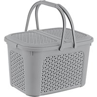 keeeper Picknick-Korb, inka, 28 Liter, nordic-grey