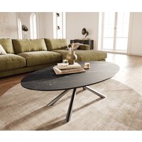 DELIFE Edge Couchtisch Oval 140x80 cm
