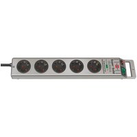 brennenstuhl Steckdosenleiste, Super-Solid, 5-Fach, silber – Bild 2