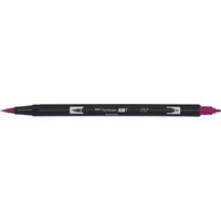 Tombow Doppelfasermaler, ABT DUAL BRUSH PEN, port red