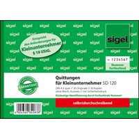 sigel Formularbuch, Quittung, für Kleinunternehmer – Bild 2