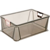 keeeper Aufbewahrungsbox, luis, 45 Liter, grau-transparent