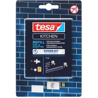 tesa KITCHEN Power-Kit Nachfüllset für Wand-Adapter – Bild 2