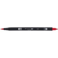 Tombow Doppelfasermaler, ABT DUAL BRUSH PEN, carmine – Bild 2