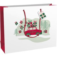 Clairefontaine Weihnachts-Geschenktüte, Hohoho, groß