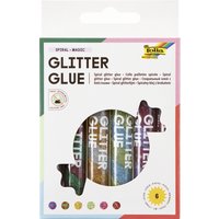 folia Glitzerkleber, Glitterglue SPIRAL MAGIC, sortiert – Bild 2