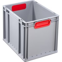 allit Transportbehälter ProfiPlus EuroBox 432, grau/rot – Bild 2