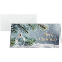 sigel Weihnachtskarte, Snow Idyll, DIN lang