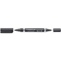 STAEDTLER Lumocolor Permanent-Marker duo, schwarz