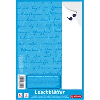herlitz Löschpapierblock DIN A4, 80 g/qm, weiß – Bild 2
