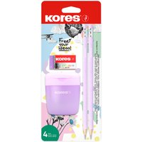 Kores Bleistift-Set, Pastell, 4-teilig – Bild 2
