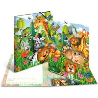 HERMA Eckspannermappe, Sandkastenfreunde, Karton, DIN A4
