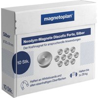 magnetoplan Discofix Neodym-Magnete, forte, silber, 30 mm – Bild 2