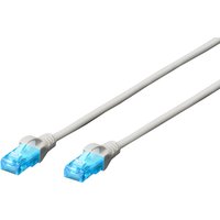DIGITUS Patchkabel Kat. 5e, U/UTP, 0,5 m, schwarz