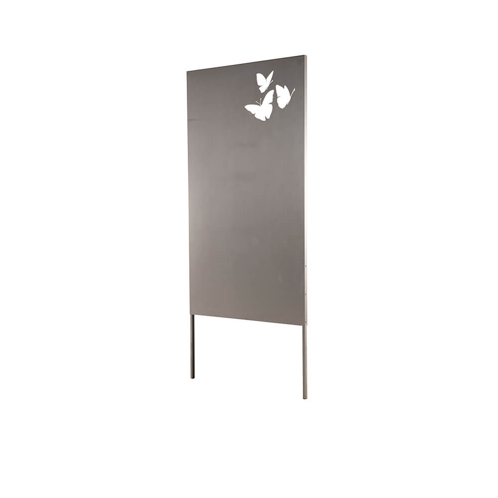 Sichtschutz aus Qualitätsstahl BUTTERFLY - Rostoptik - Made in Germany – Bild 4